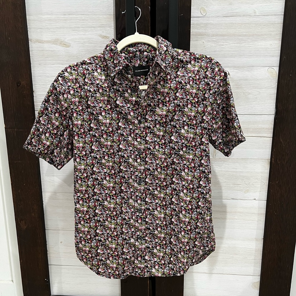 Men’s Club Monaco floral button-up